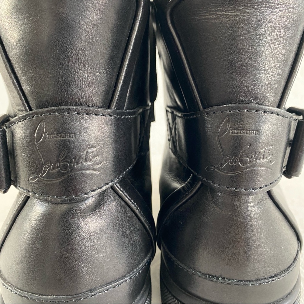 Christian Louboutin black leather Alfie Sneakers - Picture 11 of 11